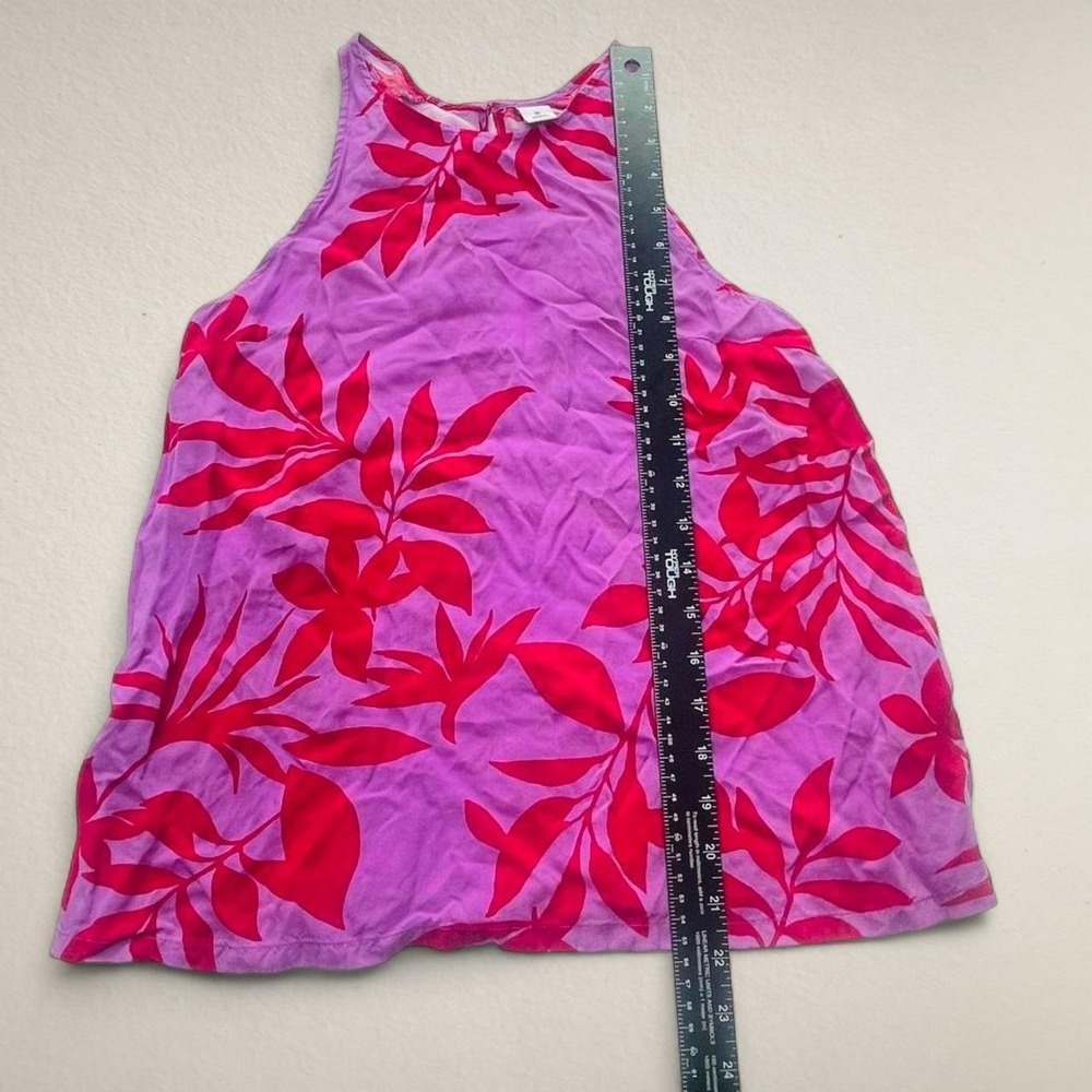 Old Navy Pink floral tank top - Picture 8 of 8